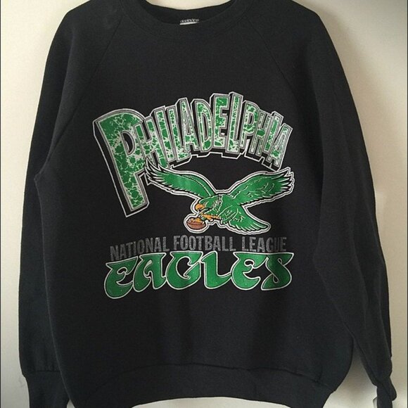 90s Philadelphia Eagles Sweatshirt, Logo Philadelphia Eagles Football NFL Shirt - Picture 1 of 2